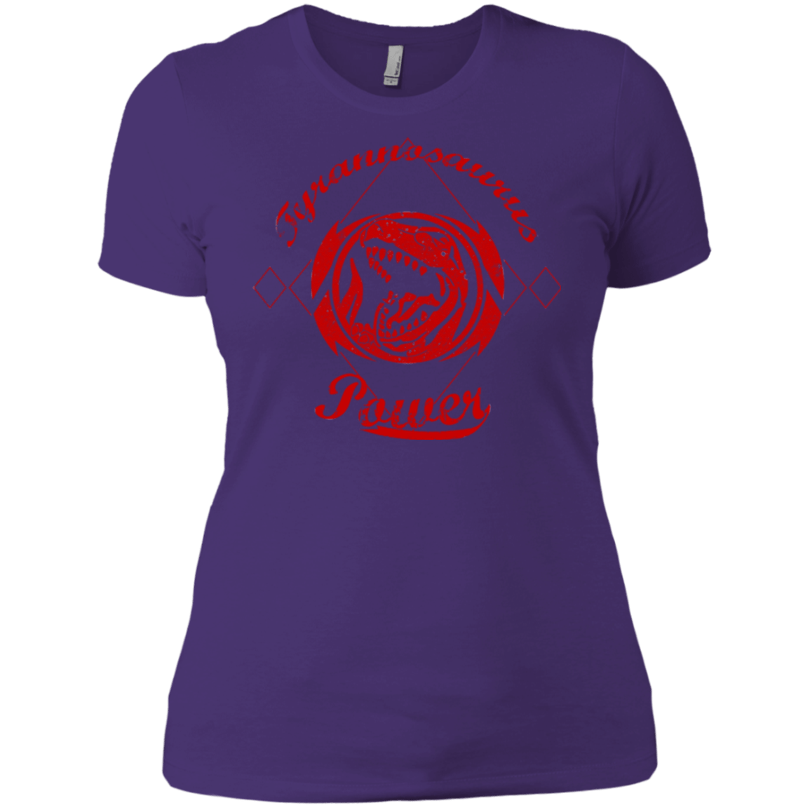 T-Shirts Purple / X-Small Tyrannosaurus Women's Premium T-Shirt