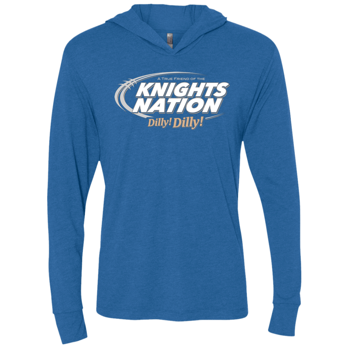 T-Shirts Vintage Royal / X-Small UCF Dilly Dilly Triblend Long Sleeve Hoodie Tee