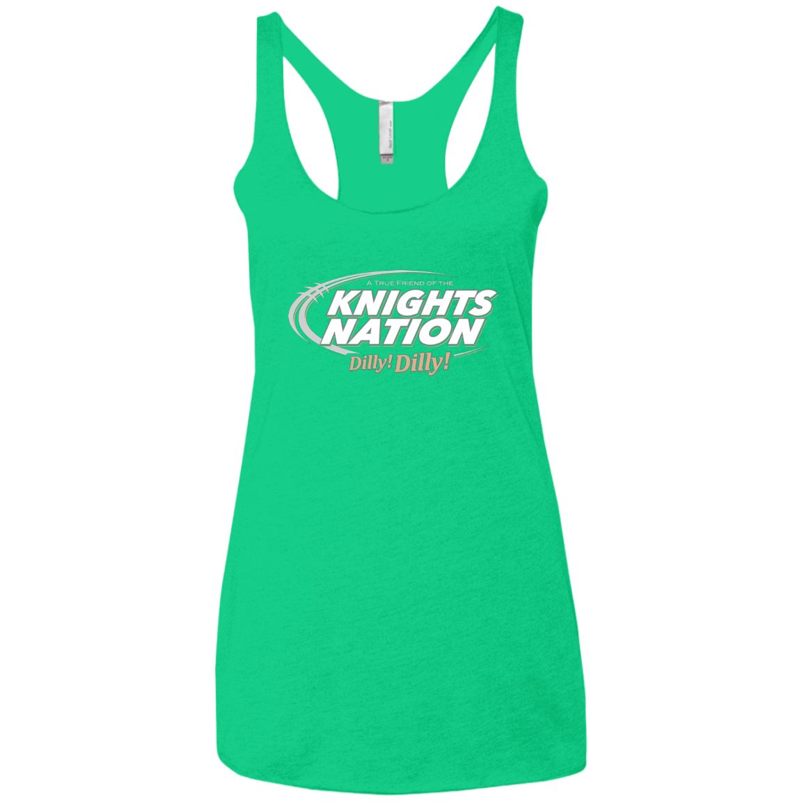 T-Shirts Envy / X-Small UCF Dilly Dilly Women's Triblend Racerback Tank