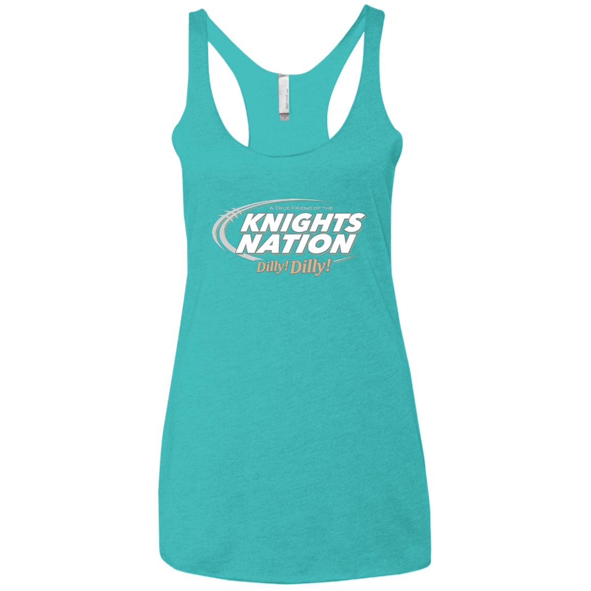T-Shirts Tahiti Blue / X-Small UCF Dilly Dilly Women's Triblend Racerback Tank