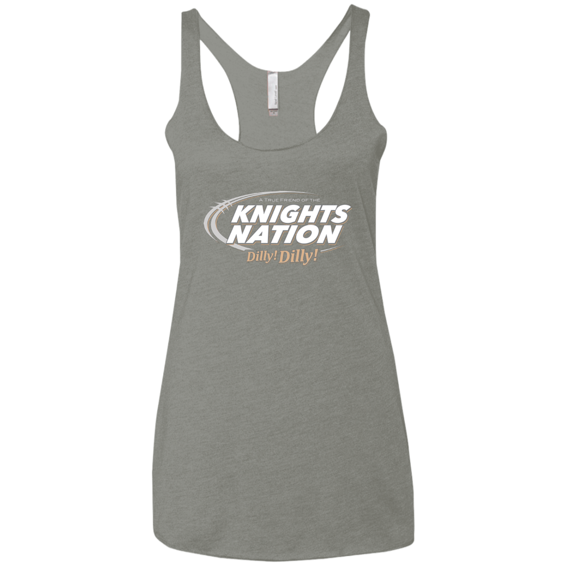 T-Shirts Venetian Grey / X-Small UCF Dilly Dilly Women's Triblend Racerback Tank