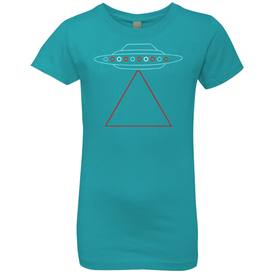 T-Shirts Tahiti Blue / YXS UFO Tri Girls Premium T-Shirt