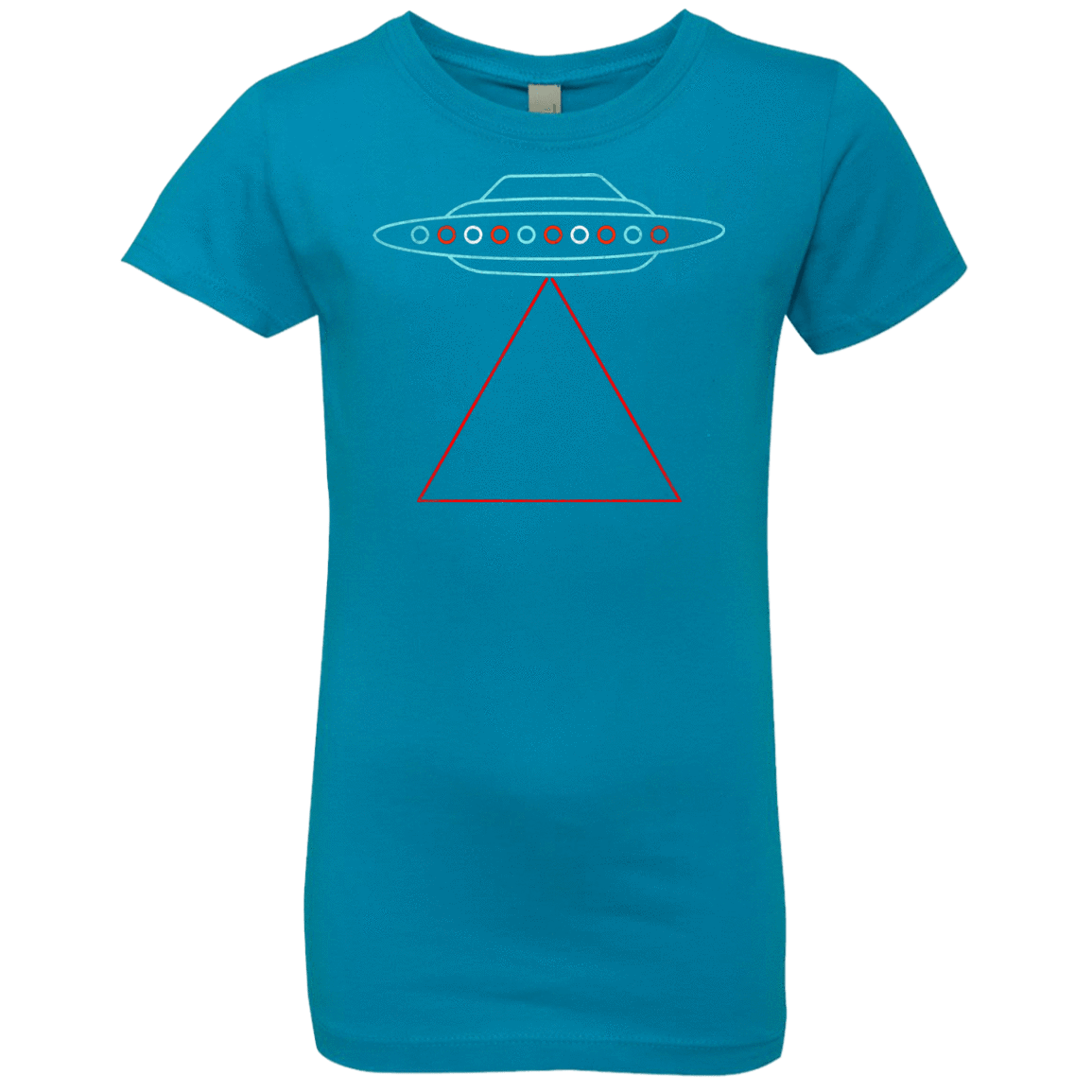 T-Shirts Turquoise / YXS UFO Tri Girls Premium T-Shirt