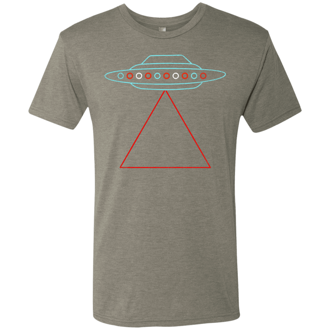 T-Shirts Venetian Grey / S UFO Tri Men's Triblend T-Shirt