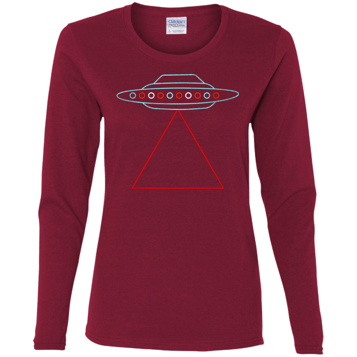 T-Shirts Cardinal / S UFO Tri Women's Long Sleeve T-Shirt