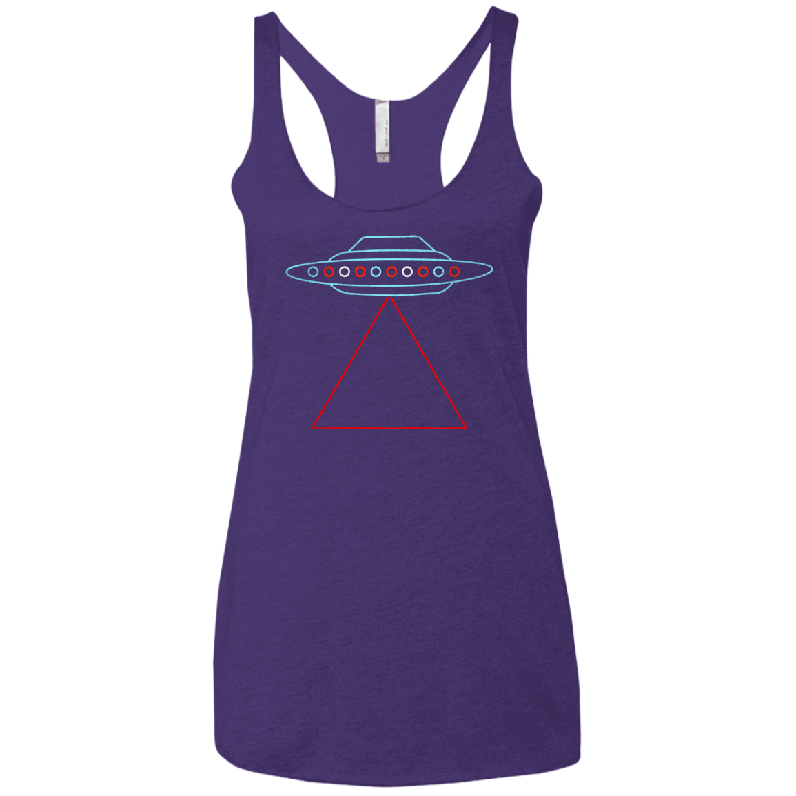 UFO Tri Women's Triblend Racerback Tank