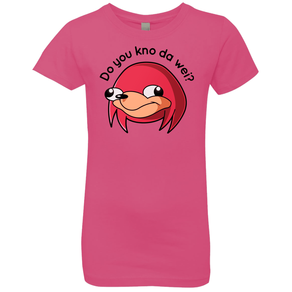 T-Shirts Hot Pink / YXS Ugandan Knuckles Girls Premium T-Shirt