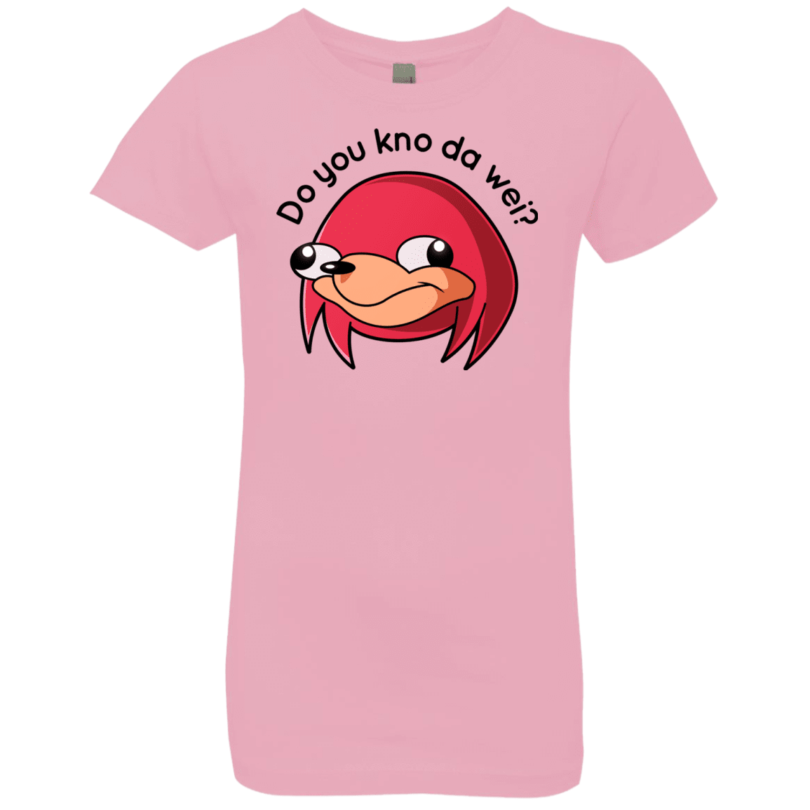 T-Shirts Light Pink / YXS Ugandan Knuckles Girls Premium T-Shirt