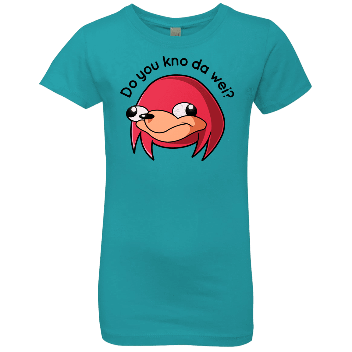 T-Shirts Tahiti Blue / YXS Ugandan Knuckles Girls Premium T-Shirt