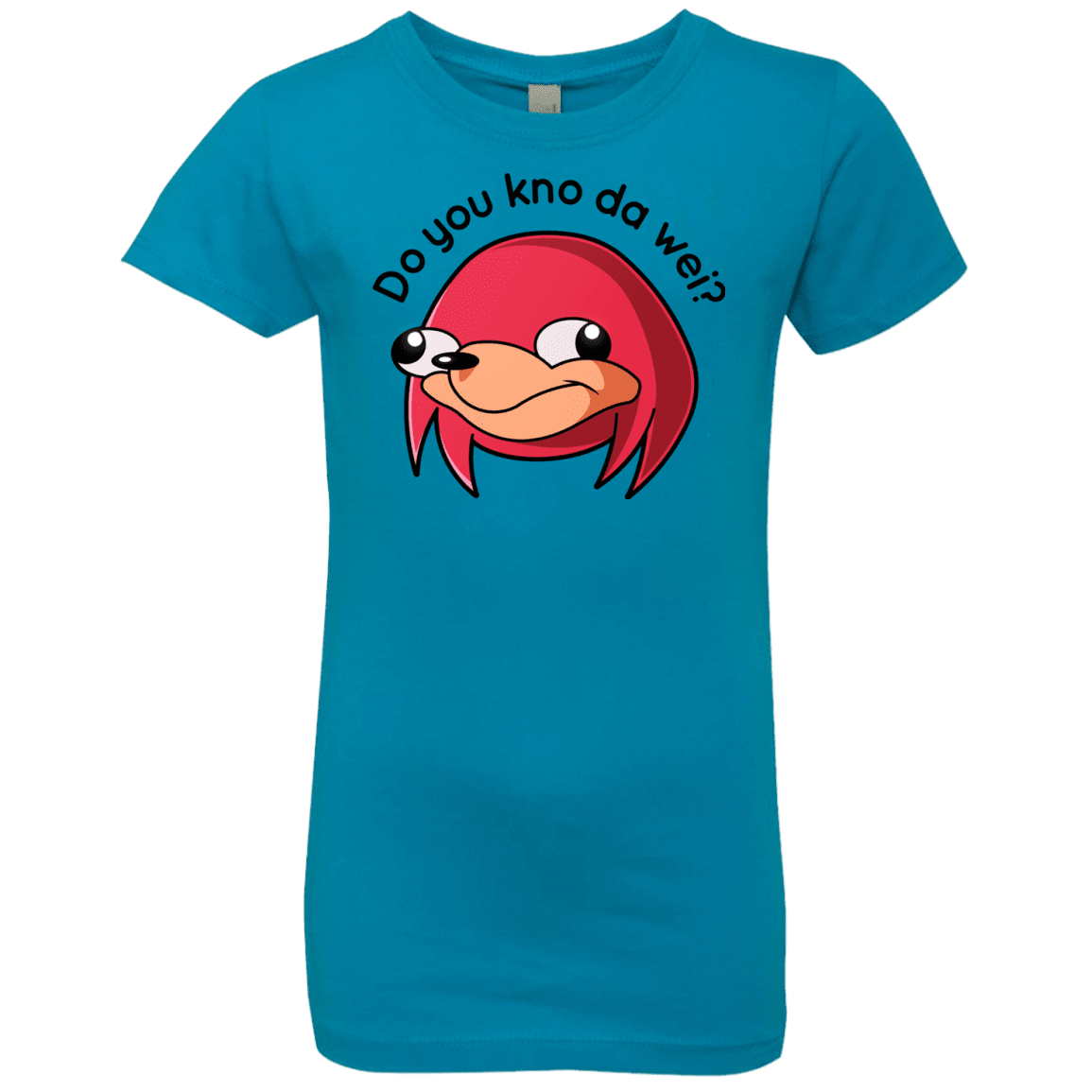 T-Shirts Turquoise / YXS Ugandan Knuckles Girls Premium T-Shirt