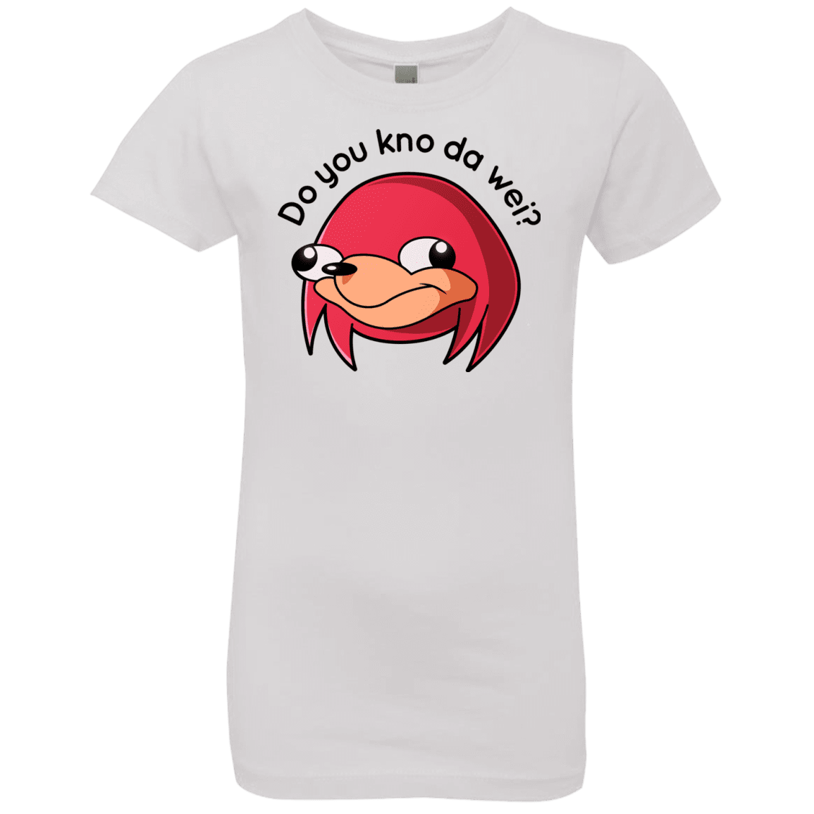 T-Shirts White / YXS Ugandan Knuckles Girls Premium T-Shirt