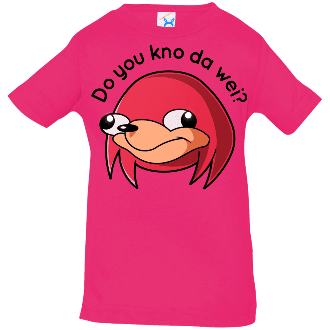 T-Shirts Hot Pink / 6 Months Ugandan Knuckles Infant Premium T-Shirt