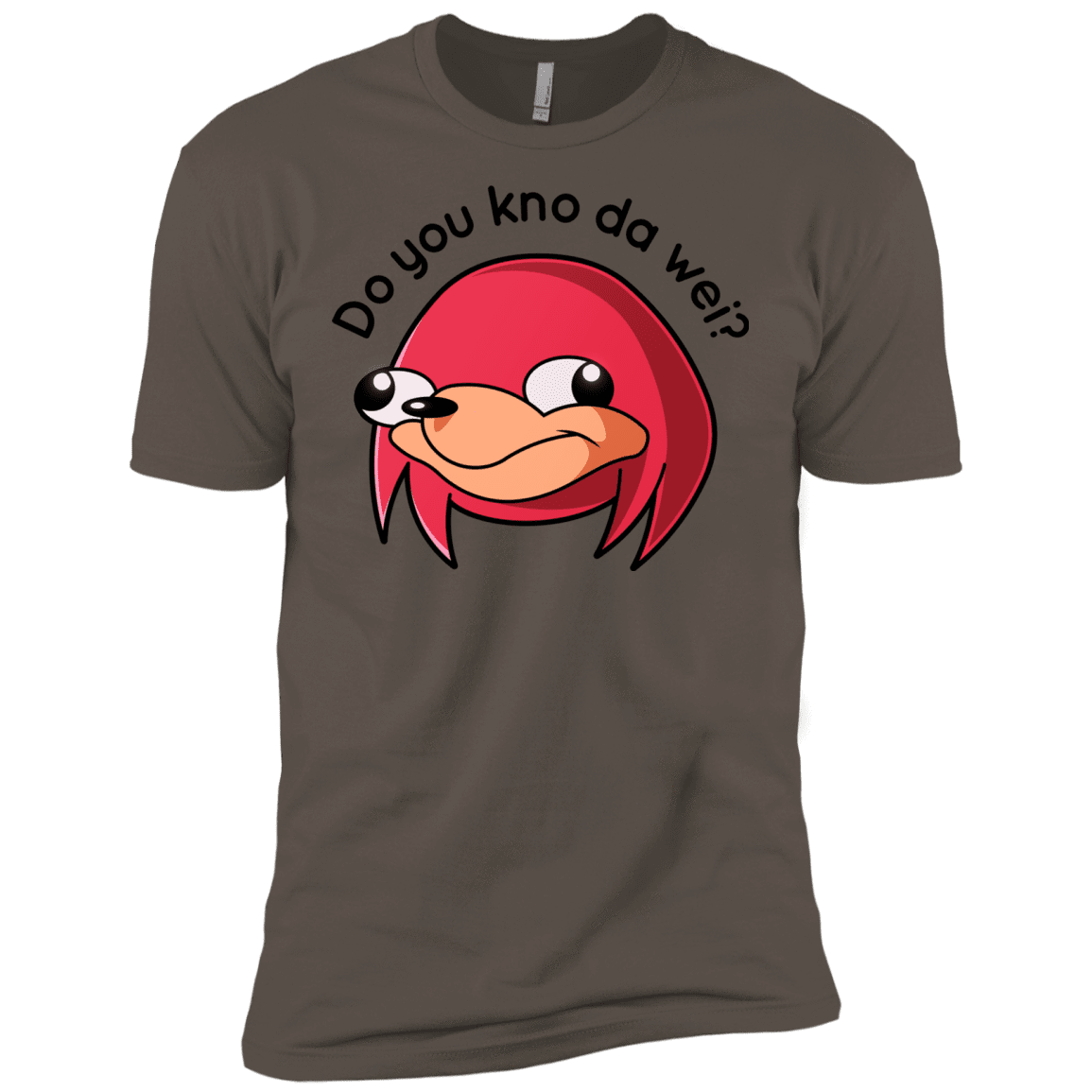 T-Shirts Warm Grey / X-Small Ugandan Knuckles Men's Premium T-Shirt