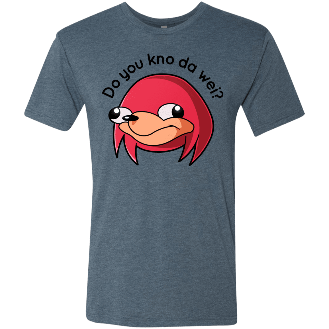T-Shirts Indigo / Small Ugandan Knuckles Men's Triblend T-Shirt