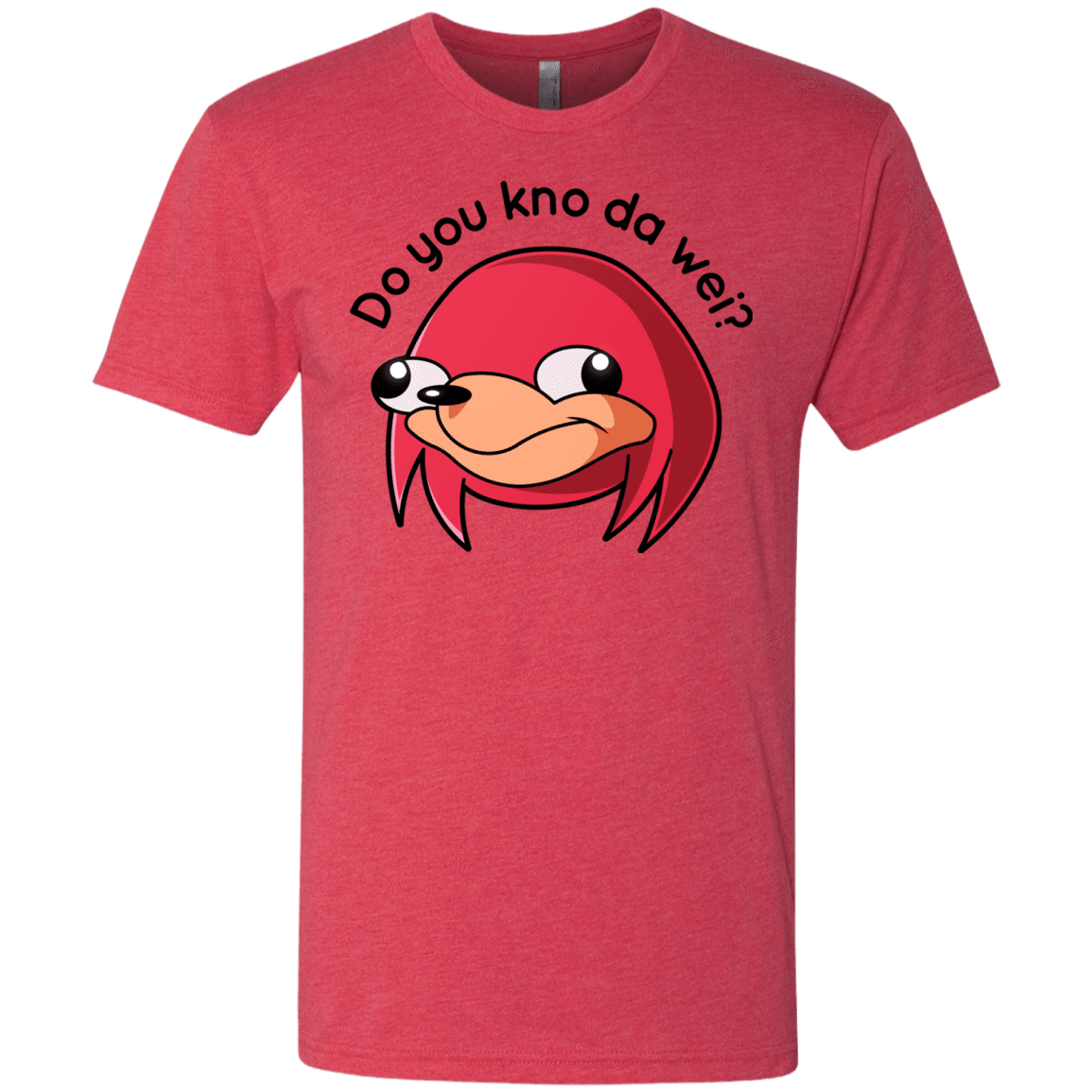 T-Shirts Vintage Red / Small Ugandan Knuckles Men's Triblend T-Shirt
