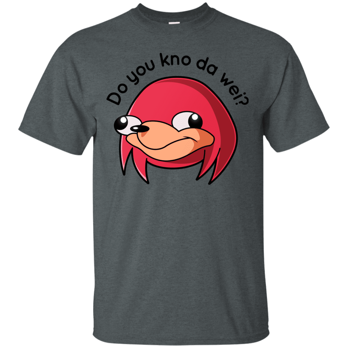 T-Shirts Dark Heather / Small Ugandan Knuckles T-Shirt