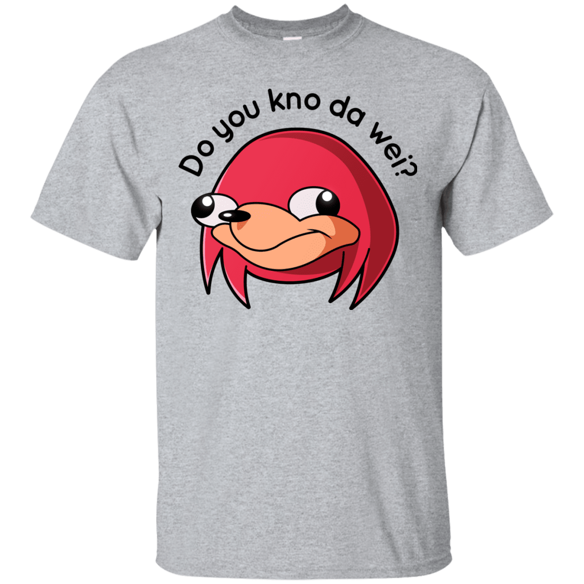T-Shirts Sport Grey / Small Ugandan Knuckles T-Shirt