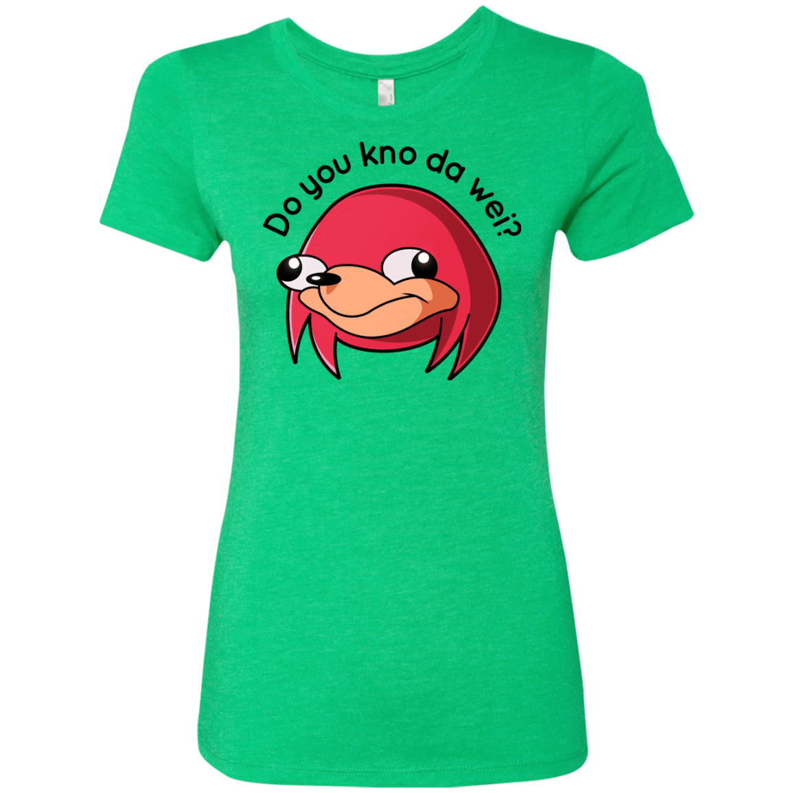 T-Shirts Envy / Small Ugandan Knuckles Women's Triblend T-Shirt