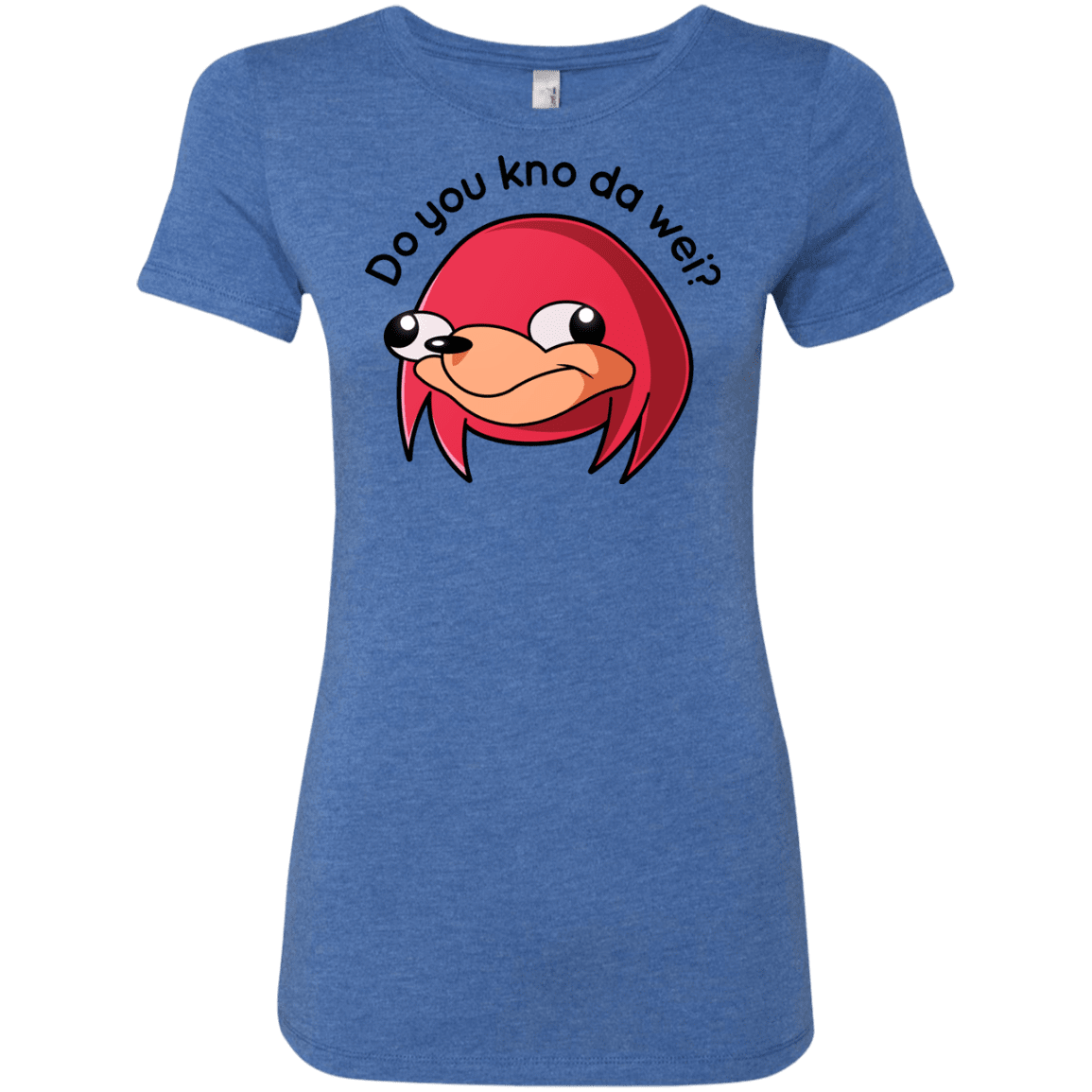 T-Shirts Vintage Royal / Small Ugandan Knuckles Women's Triblend T-Shirt