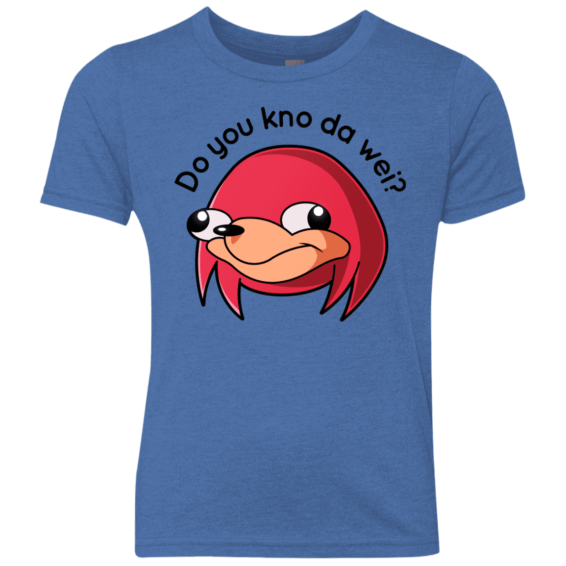 T-Shirts Vintage Royal / YXS Ugandan Knuckles Youth Triblend T-Shirt