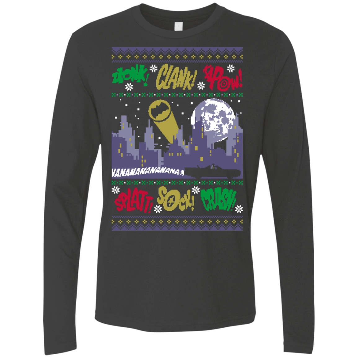 T-Shirts Heavy Metal / Small UGLY BATMAN Men's Premium Long Sleeve