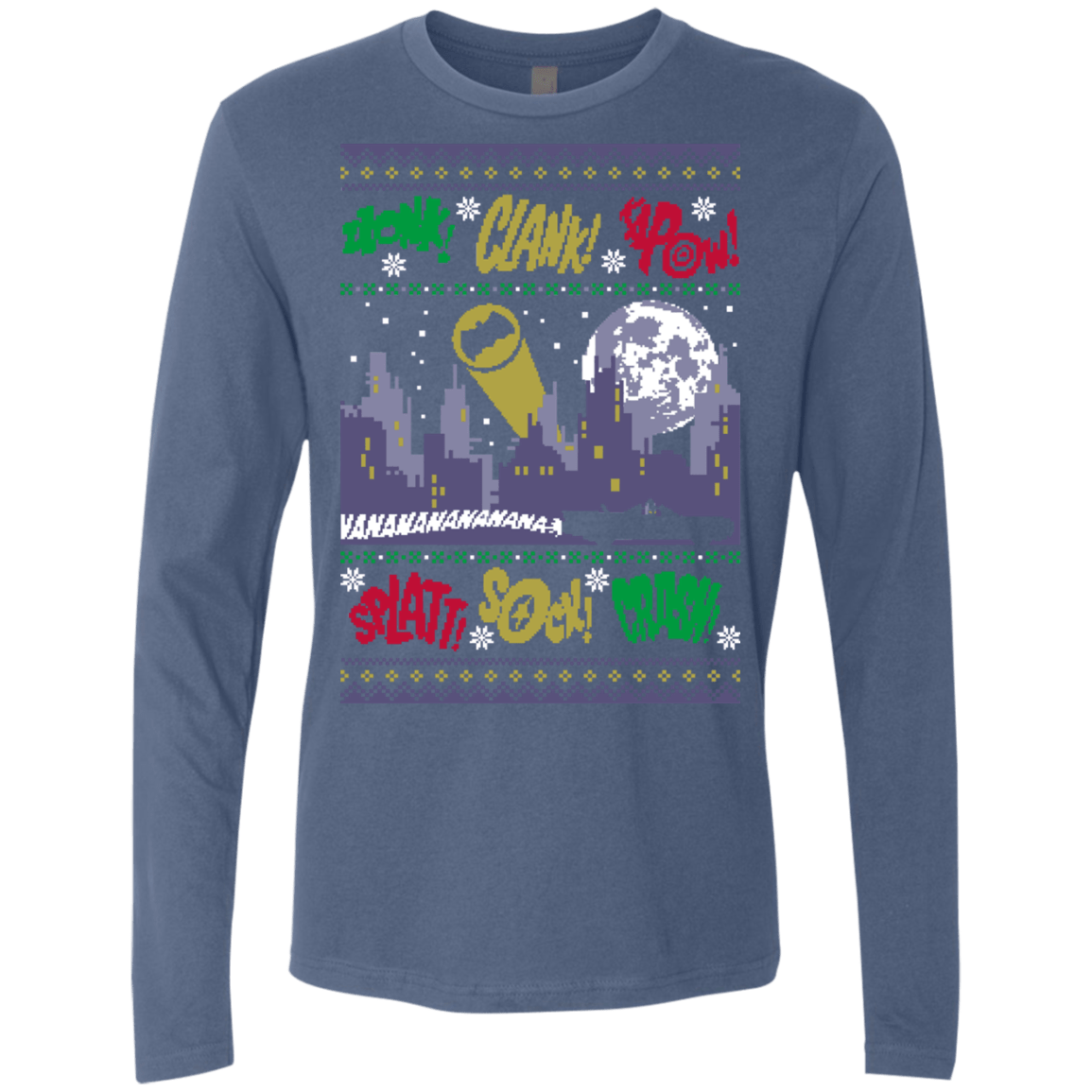 T-Shirts Indigo / Small UGLY BATMAN Men's Premium Long Sleeve