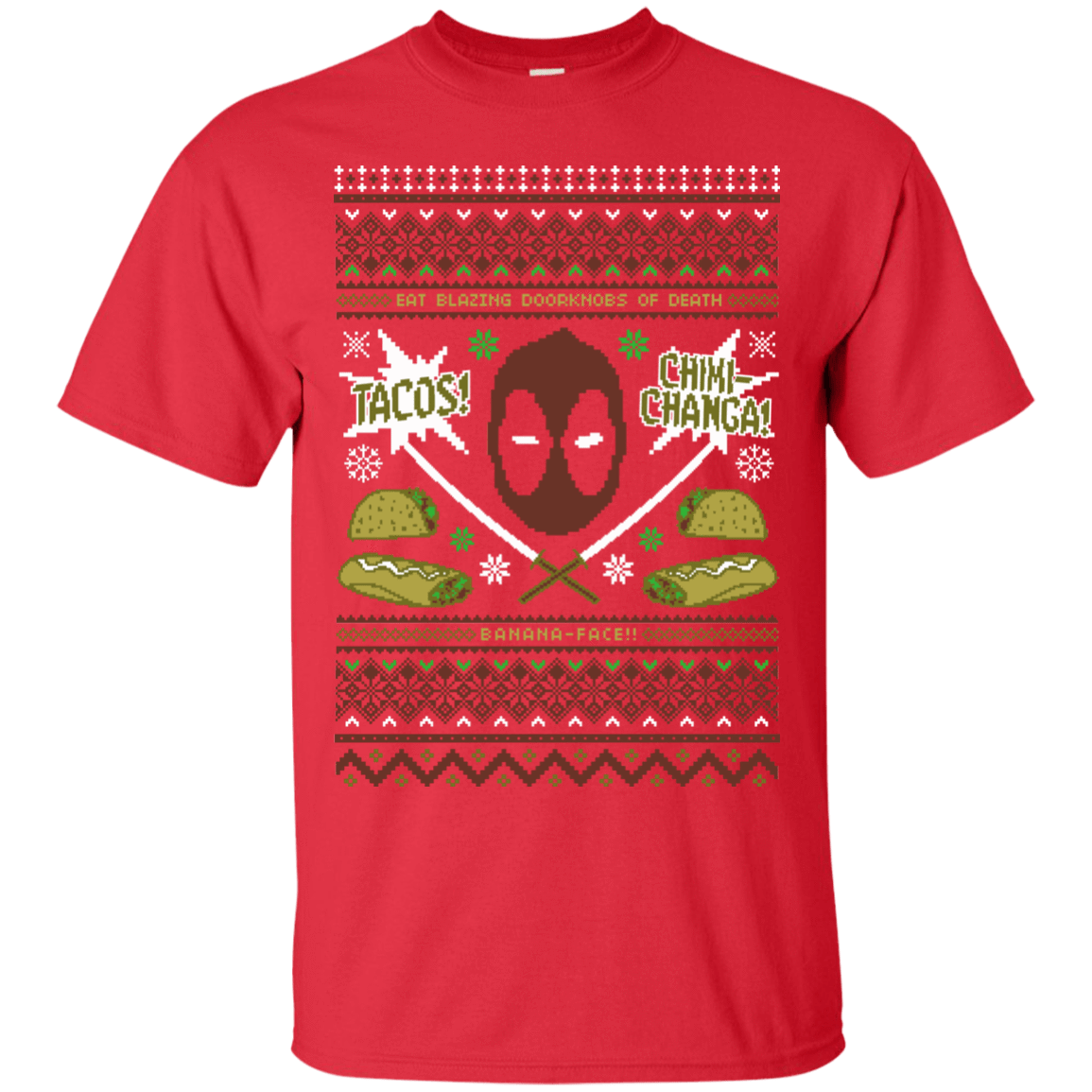 T-Shirts Red / Small Ugly Deadpool T-Shirt