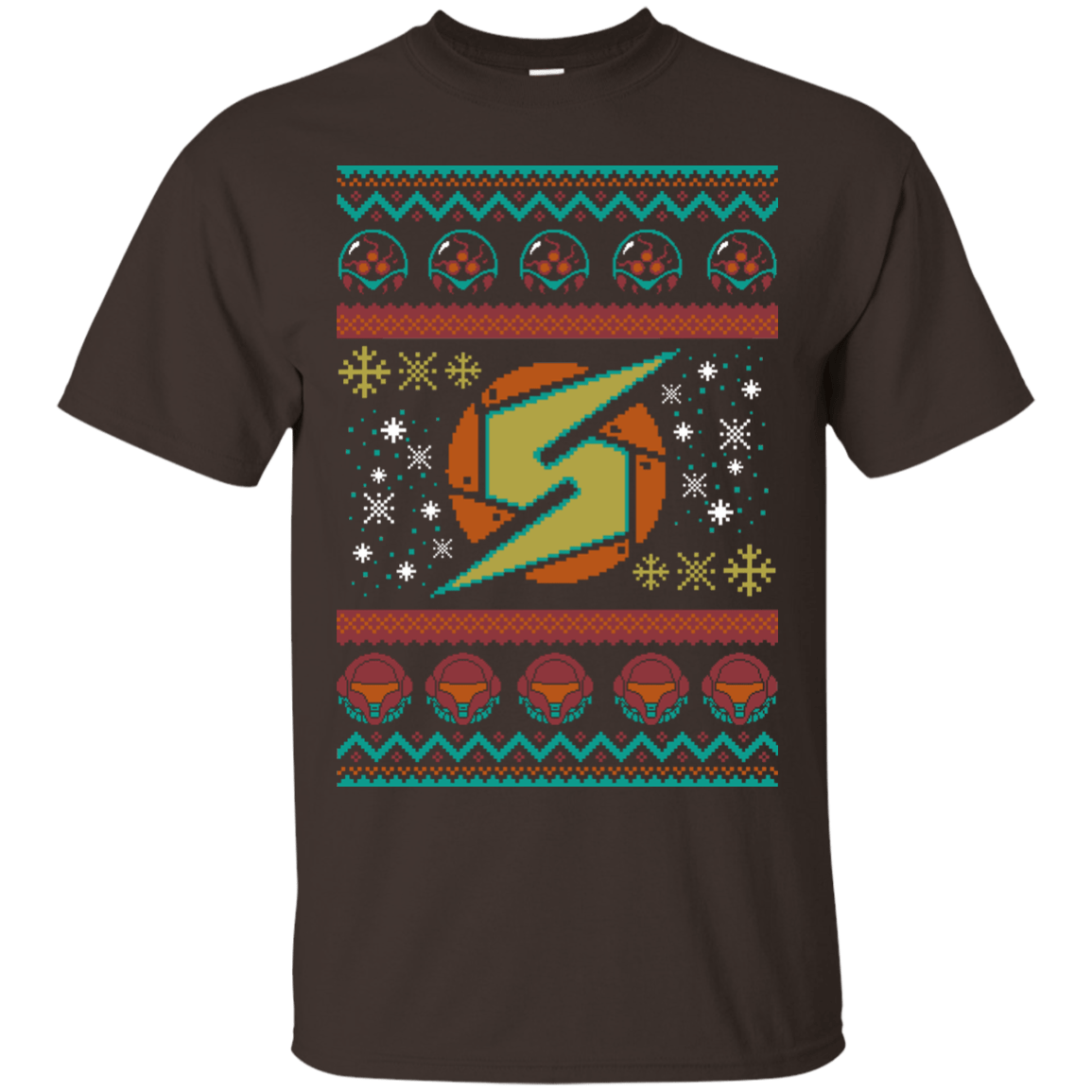 T-Shirts Dark Chocolate / Small UGLY METROID T-Shirt