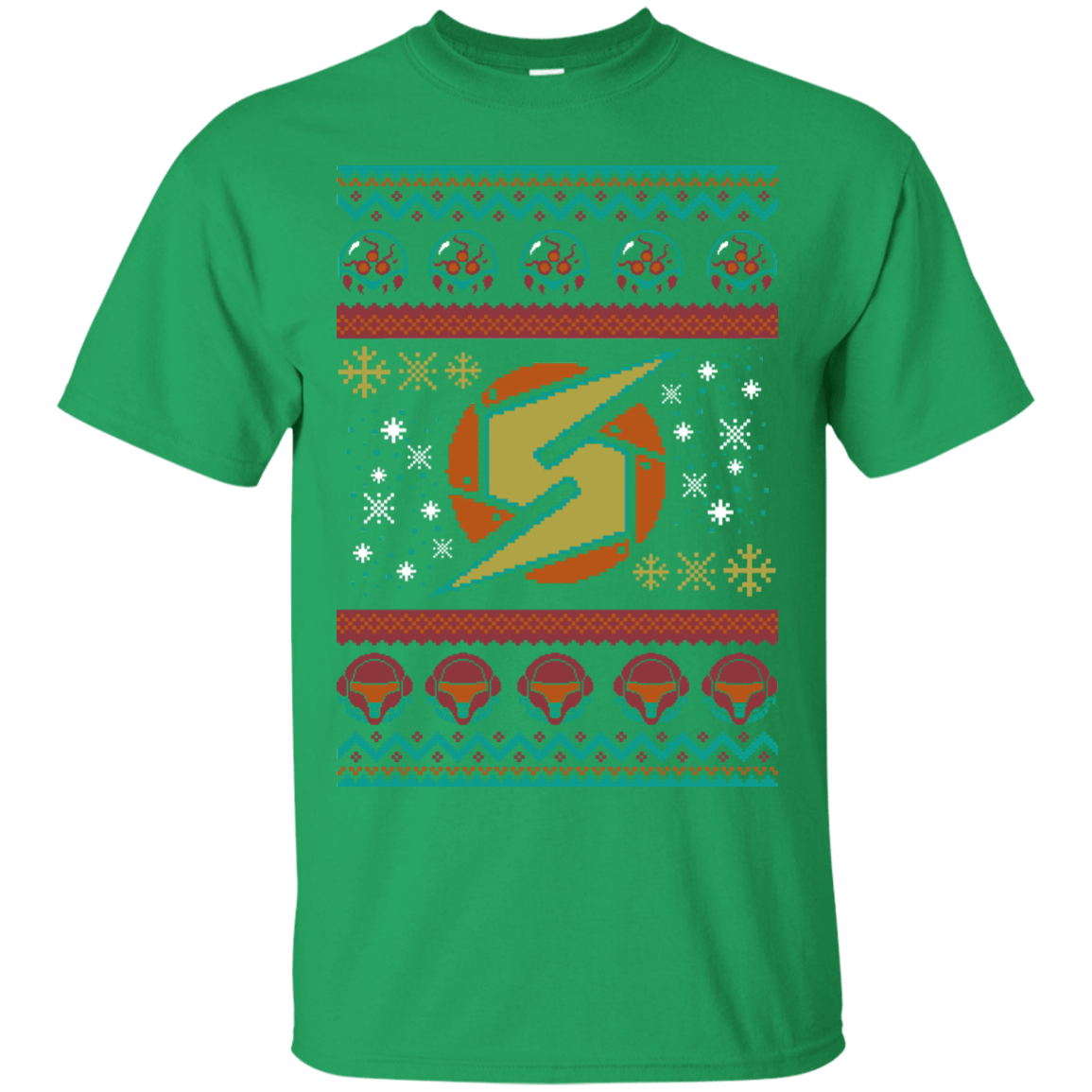 T-Shirts Irish Green / Small UGLY METROID T-Shirt