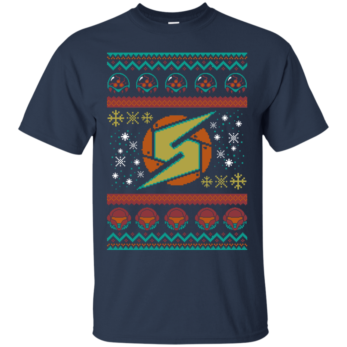 T-Shirts Navy / Small UGLY METROID T-Shirt