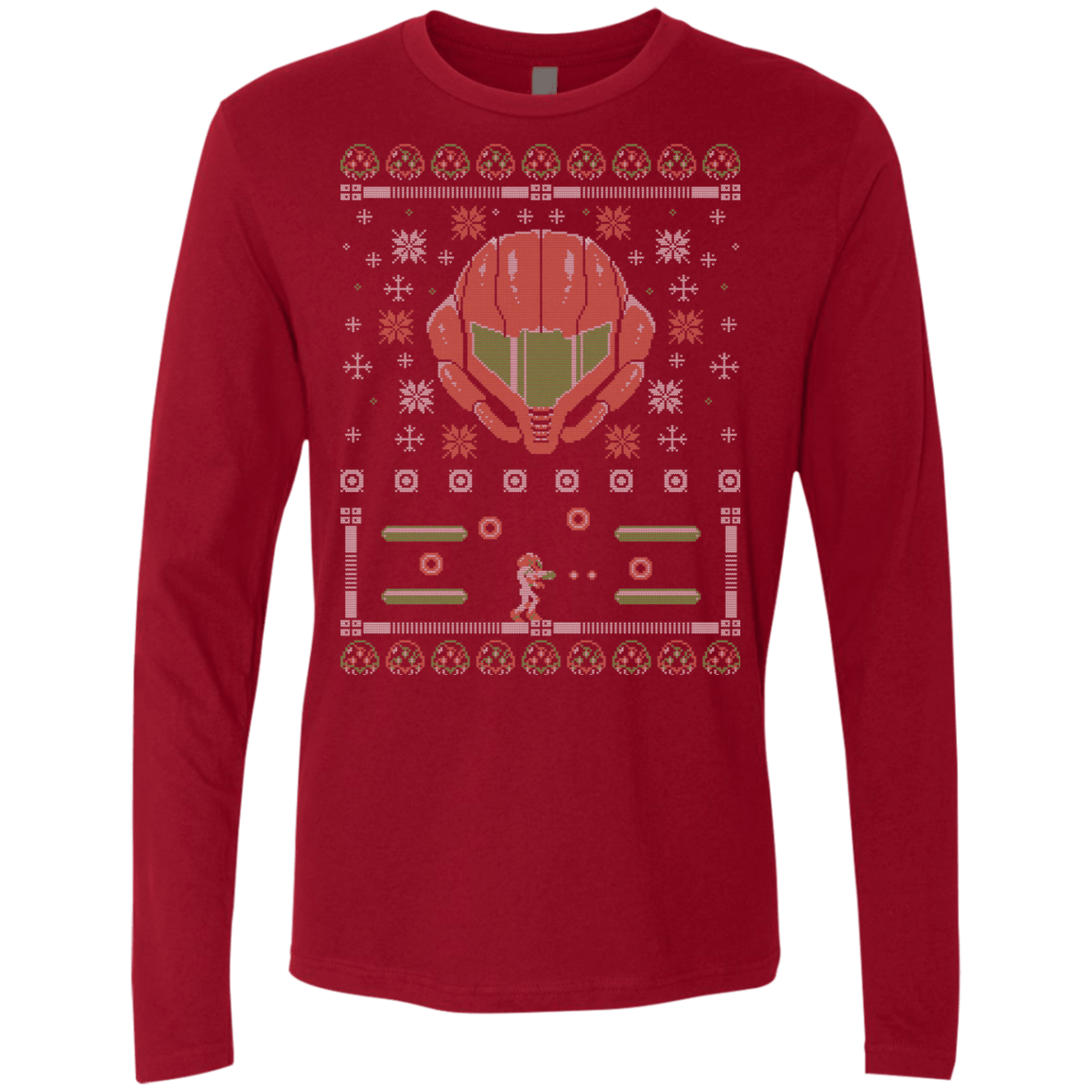 T-Shirts Cardinal / Small Ugly Samus Sweater Men's Premium Long Sleeve
