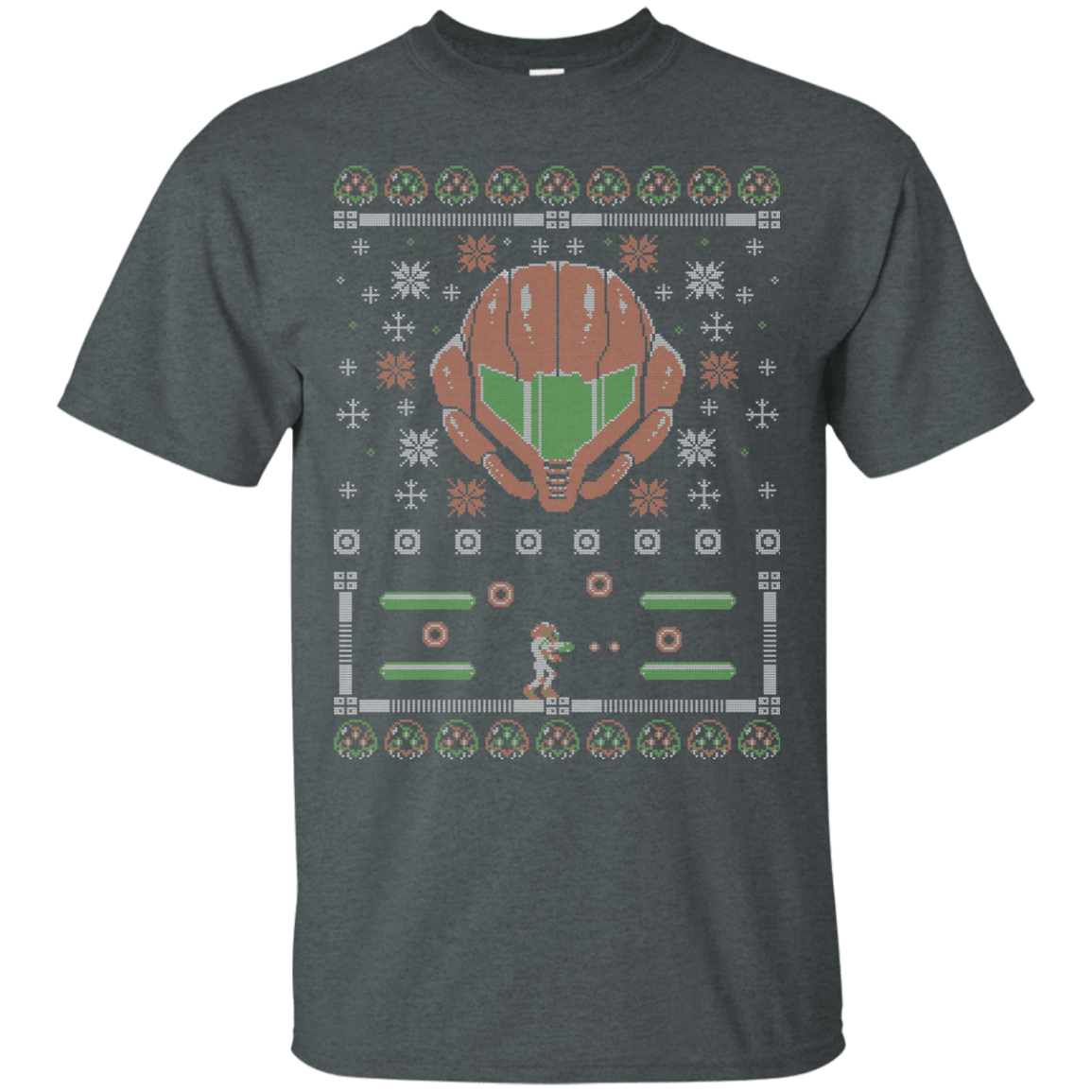 T-Shirts Dark Heather / Small Ugly Samus Sweater T-Shirt