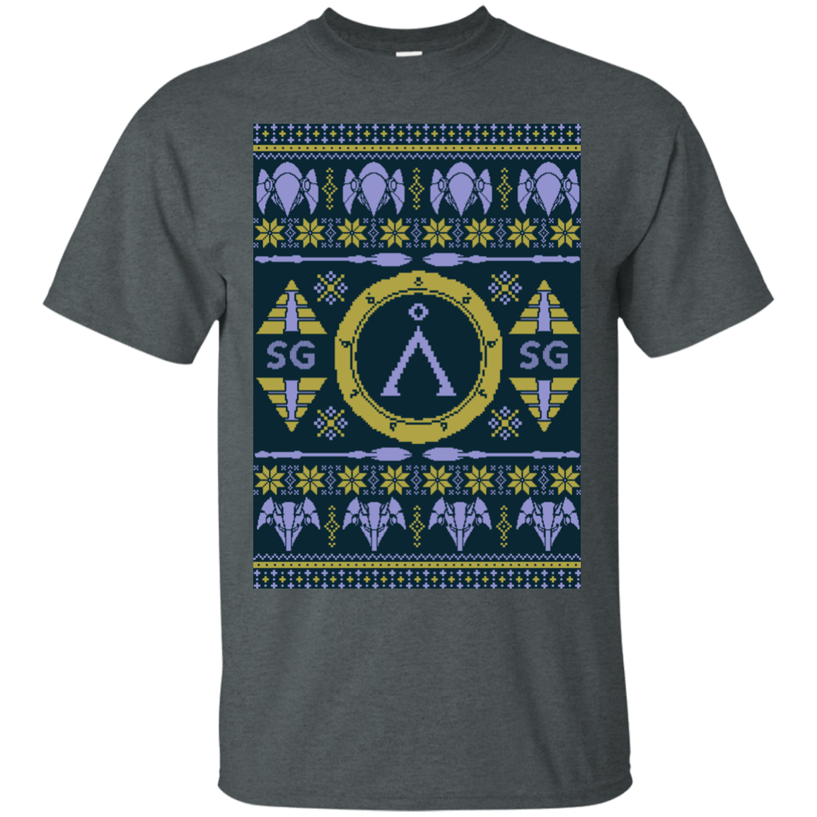 T-Shirts Dark Heather / Small UGLY STARGATE T-Shirt
