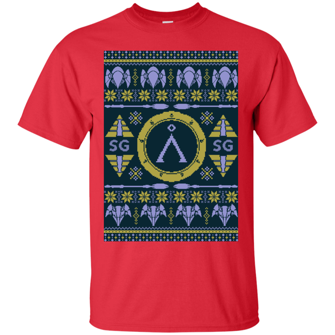 T-Shirts Red / Small UGLY STARGATE T-Shirt