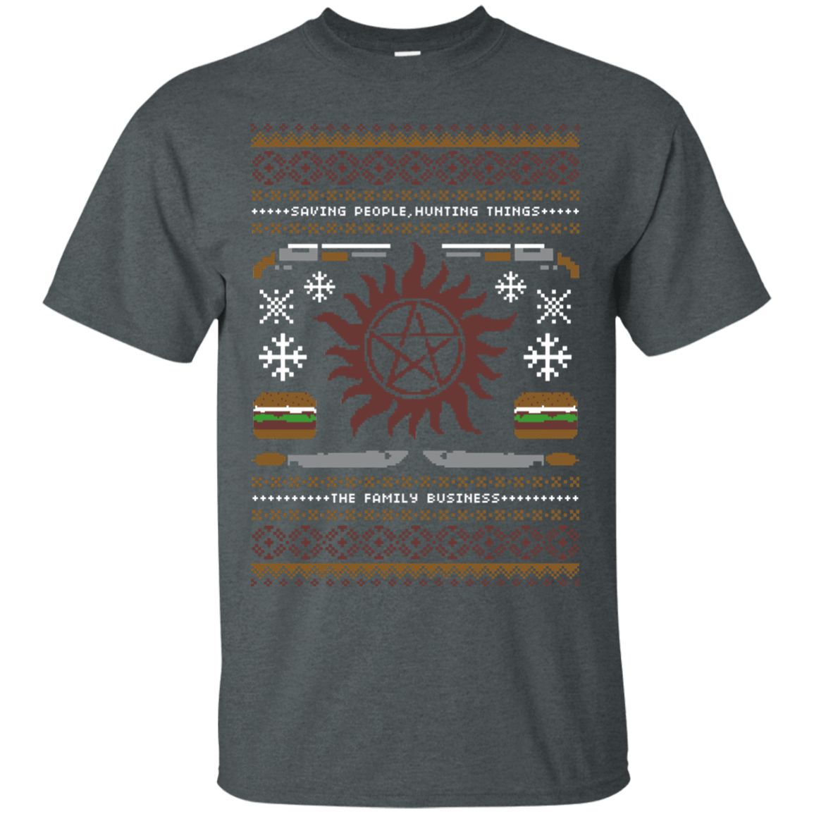 T-Shirts Dark Heather / Small UGLY SUPERNATURAL T-Shirt