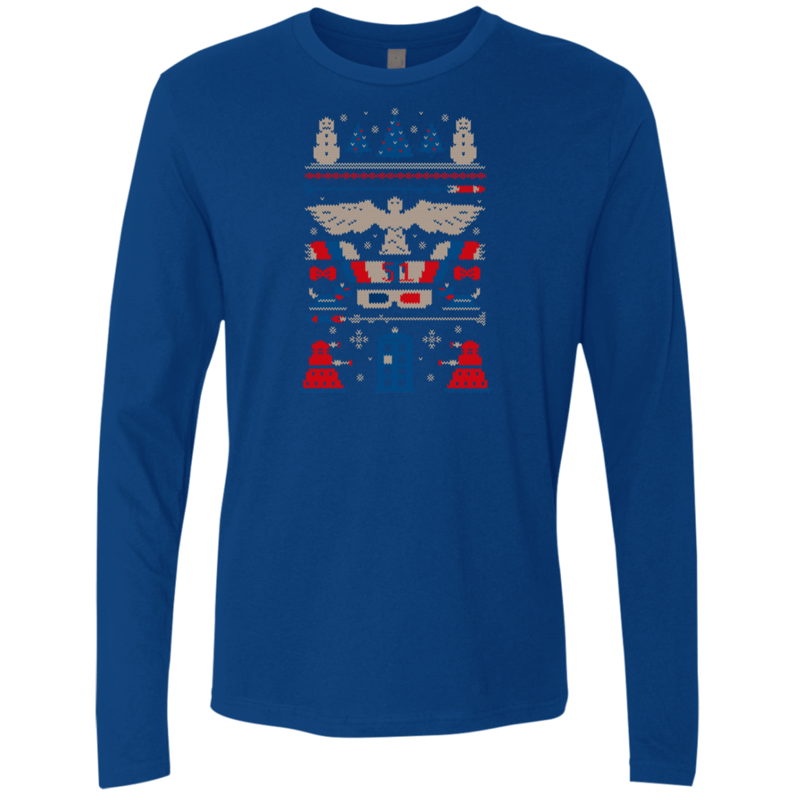T-Shirts Royal / Small Ugly Who Sweater Men's Premium Long Sleeve