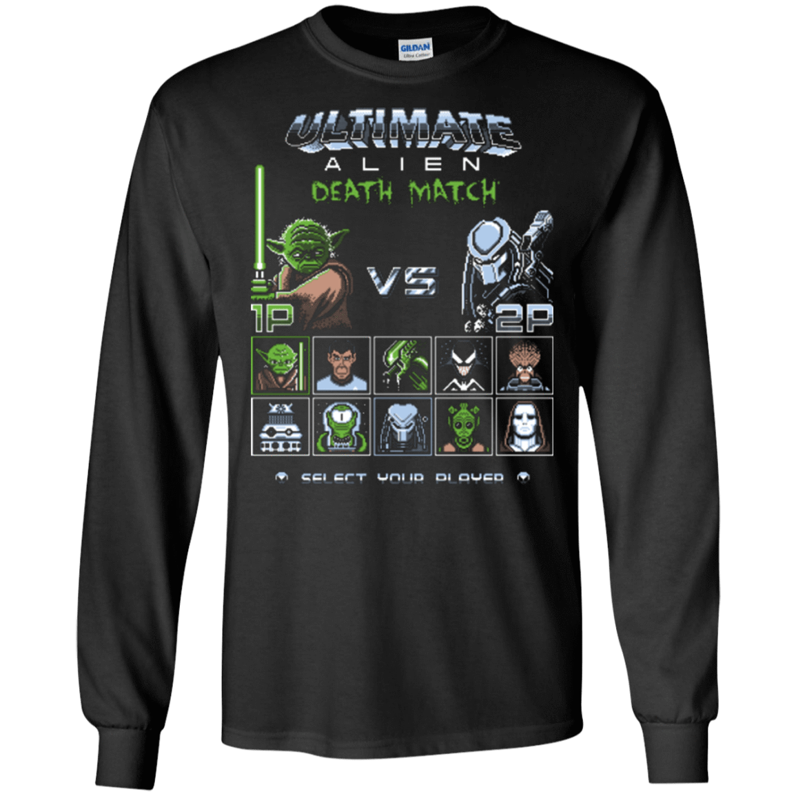 T-Shirts Black / S Ultimate Alien Deathmatch Men's Long Sleeve T-Shirt