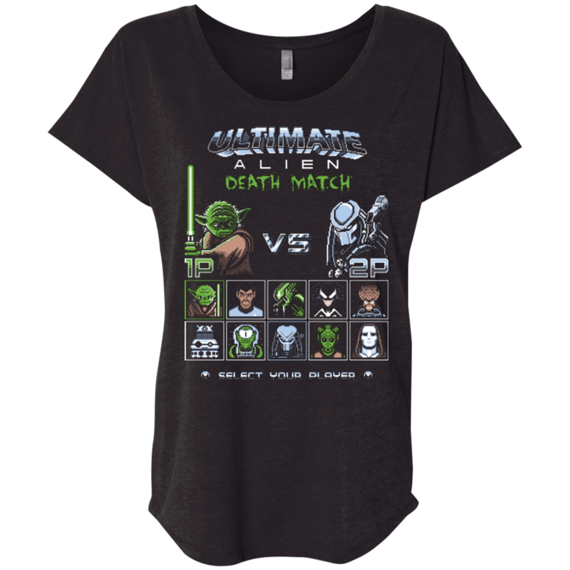 Ultimate Alien Deathmatch Triblend Dolman Sleeve