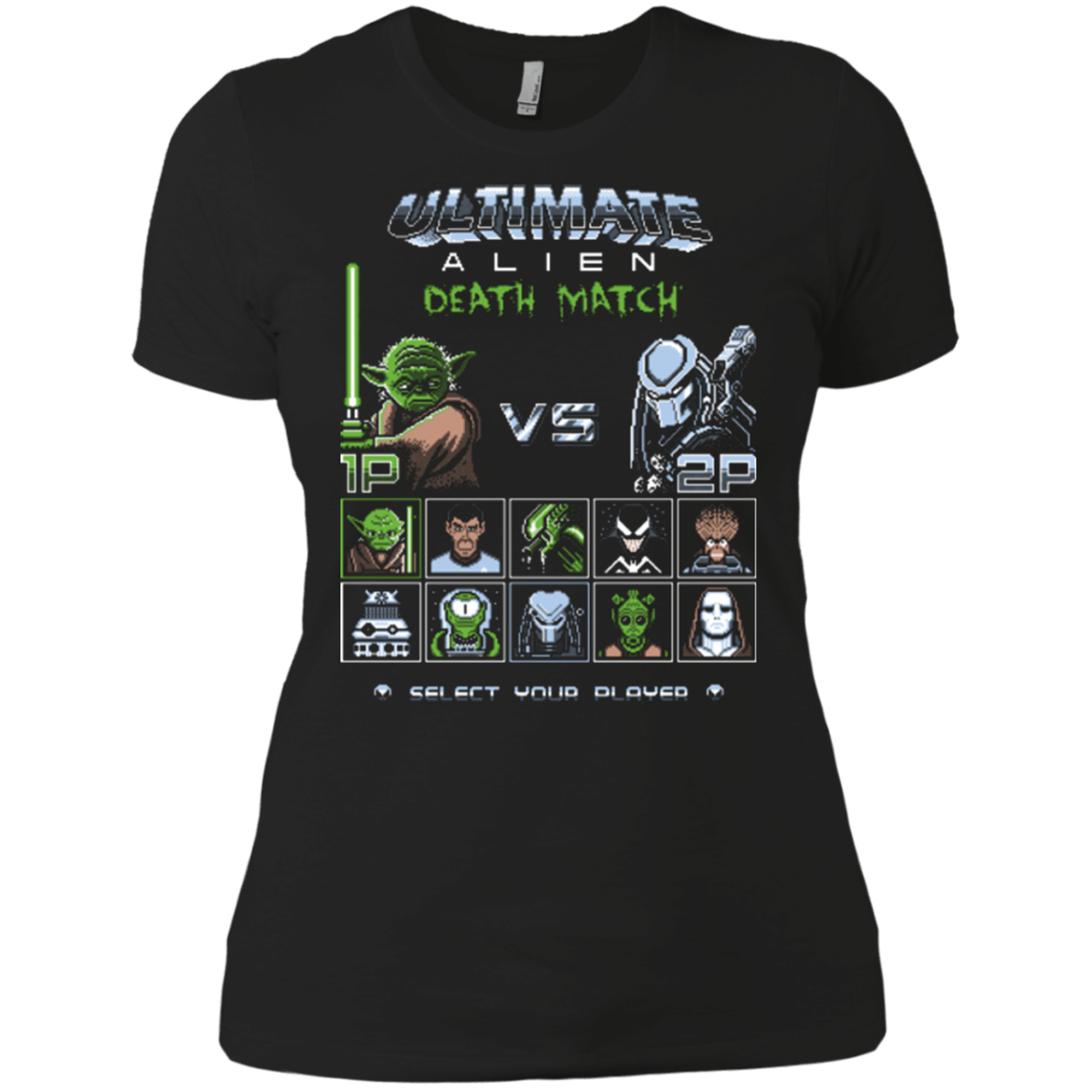 T-Shirts Black / X-Small Ultimate alien deathmatch Women's Premium T-Shirt