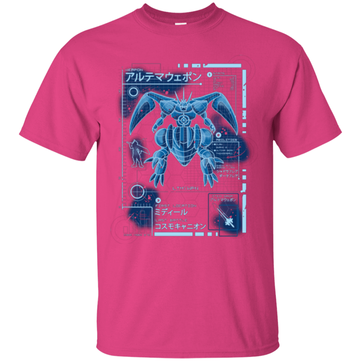 T-Shirts Heliconia / Small ULTIMATE BLUE PRINT T-Shirt