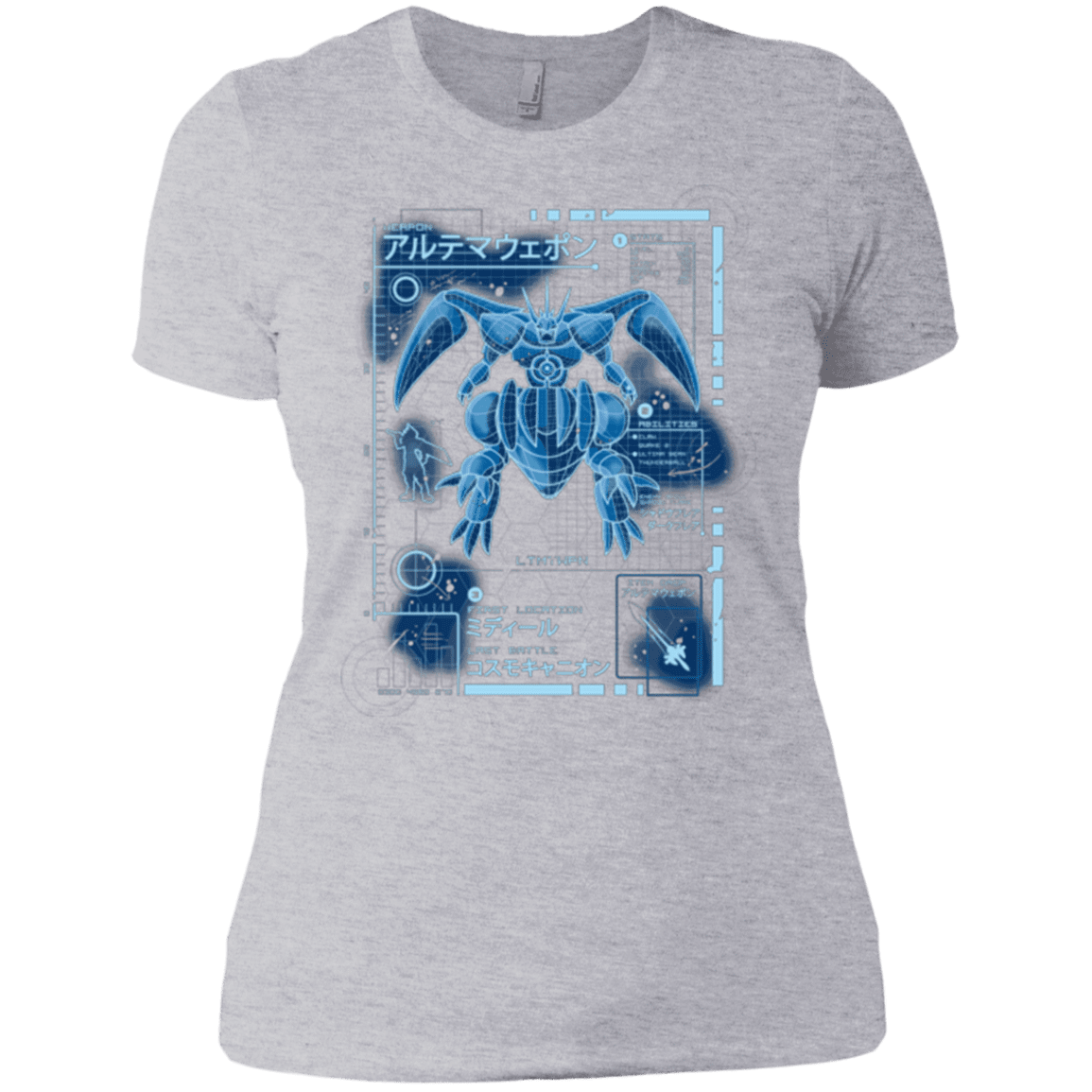 T-Shirts Heather Grey / X-Small ULTIMATE BLUE PRINT Women's Premium T-Shirt