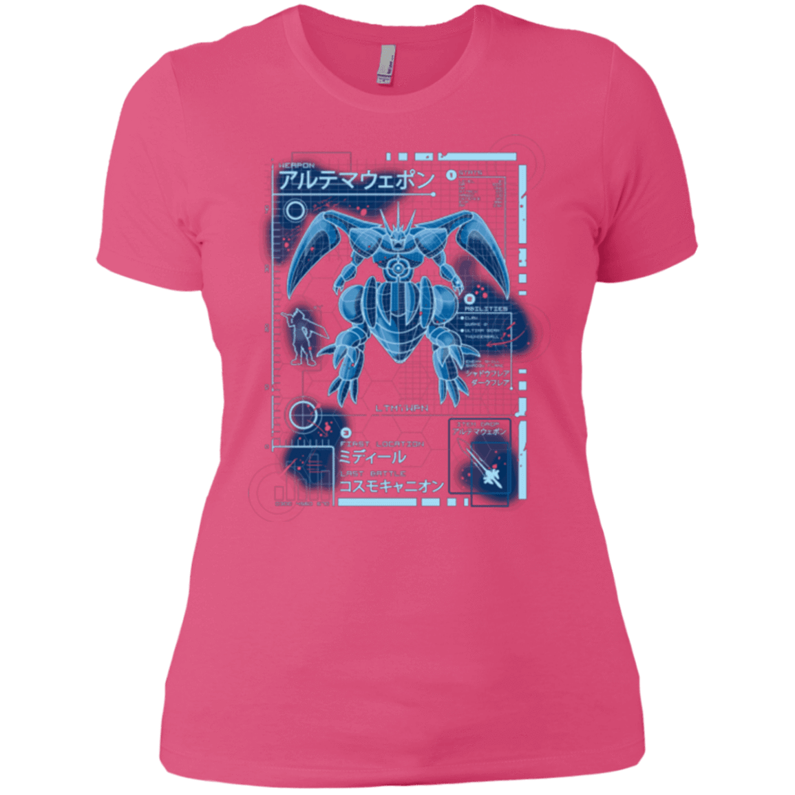 T-Shirts Hot Pink / X-Small ULTIMATE BLUE PRINT Women's Premium T-Shirt