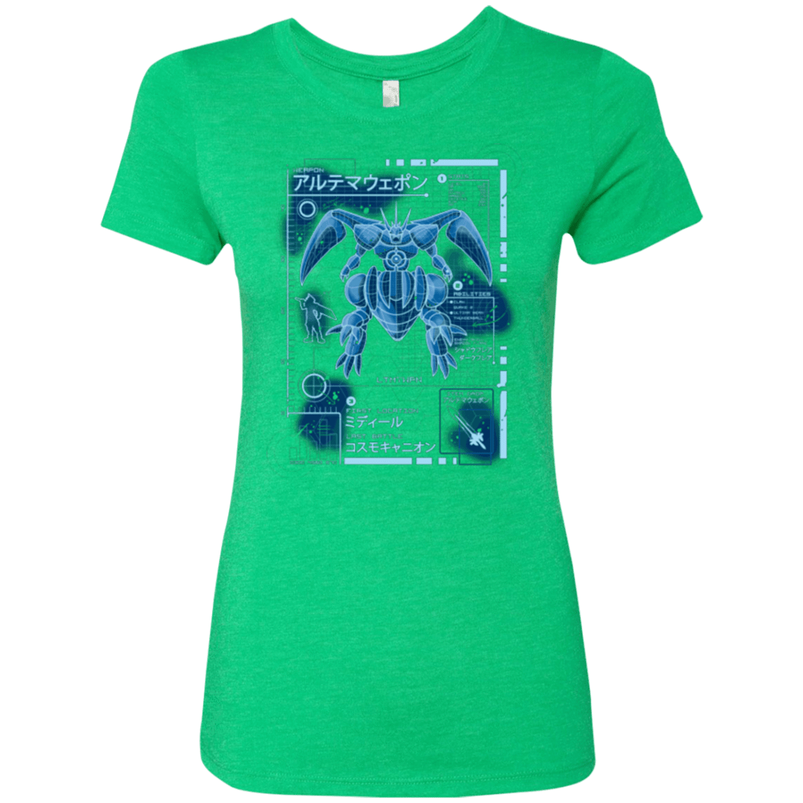 T-Shirts Envy / Small ULTIMATE BLUE PRINT Women's Triblend T-Shirt
