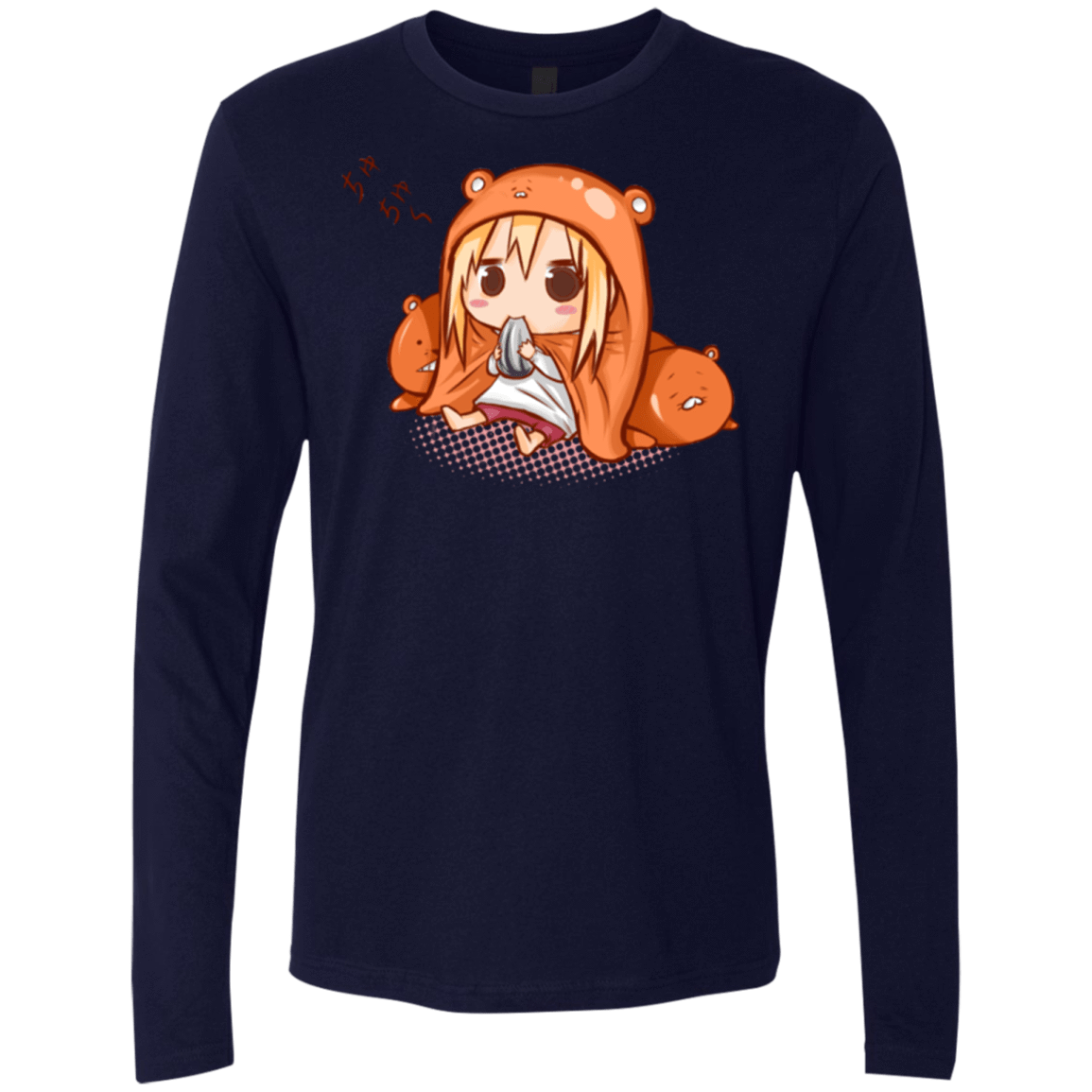 T-Shirts Midnight Navy / Small Umaru Chan Men's Premium Long Sleeve