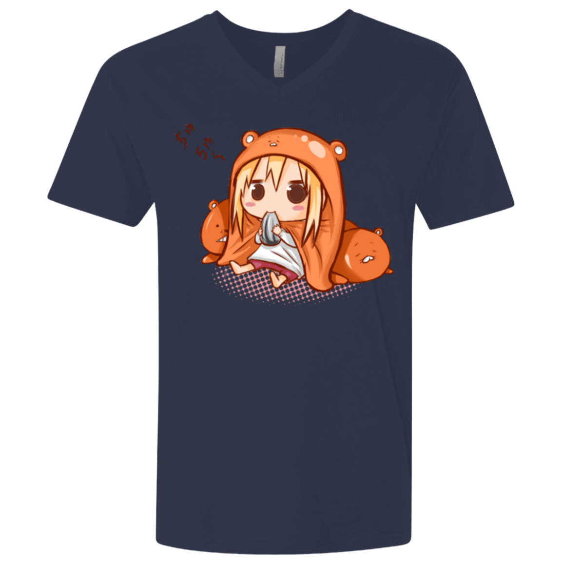 T-Shirts Midnight Navy / X-Small Umaru Chan Men's Premium V-Neck