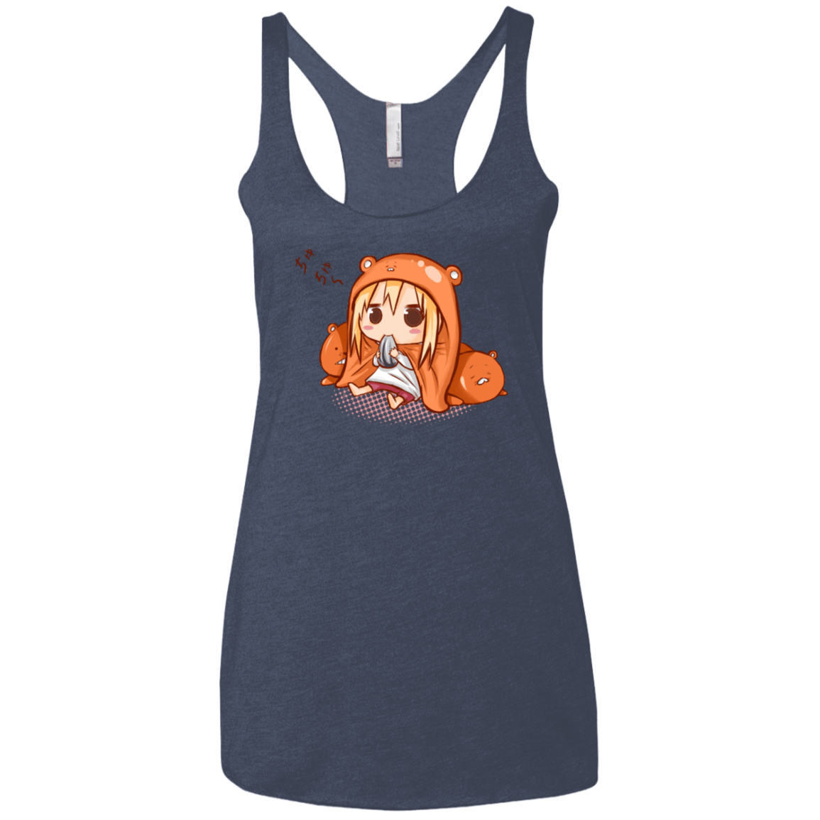 T-Shirts Vintage Navy / X-Small Umaru Chan Women's Triblend Racerback Tank