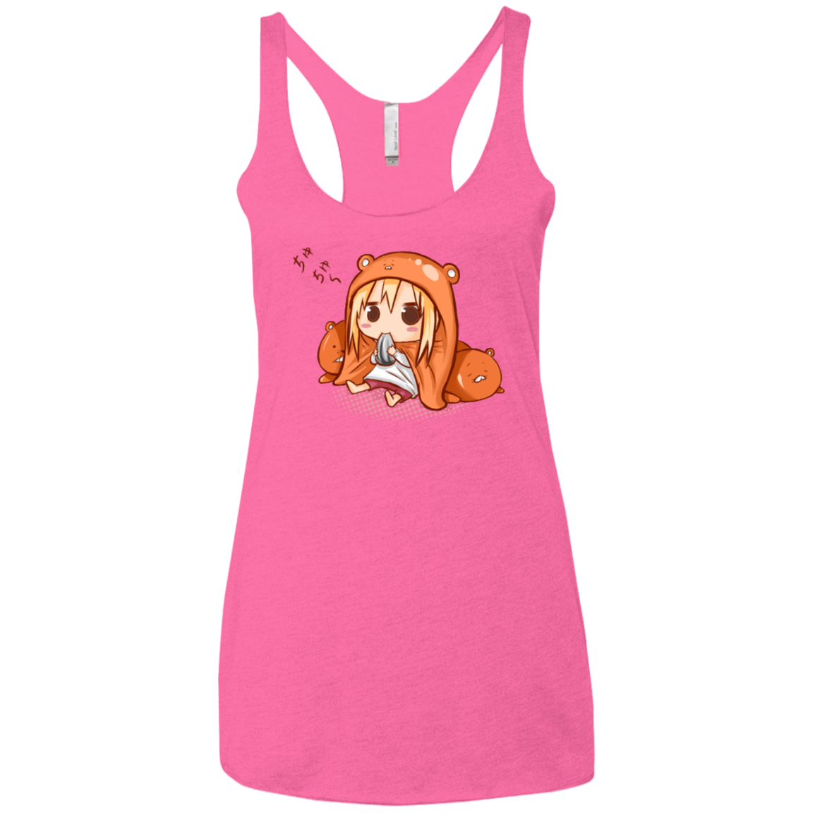 T-Shirts Vintage Pink / X-Small Umaru Chan Women's Triblend Racerback Tank