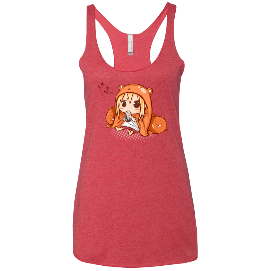 T-Shirts Vintage Red / X-Small Umaru Chan Women's Triblend Racerback Tank