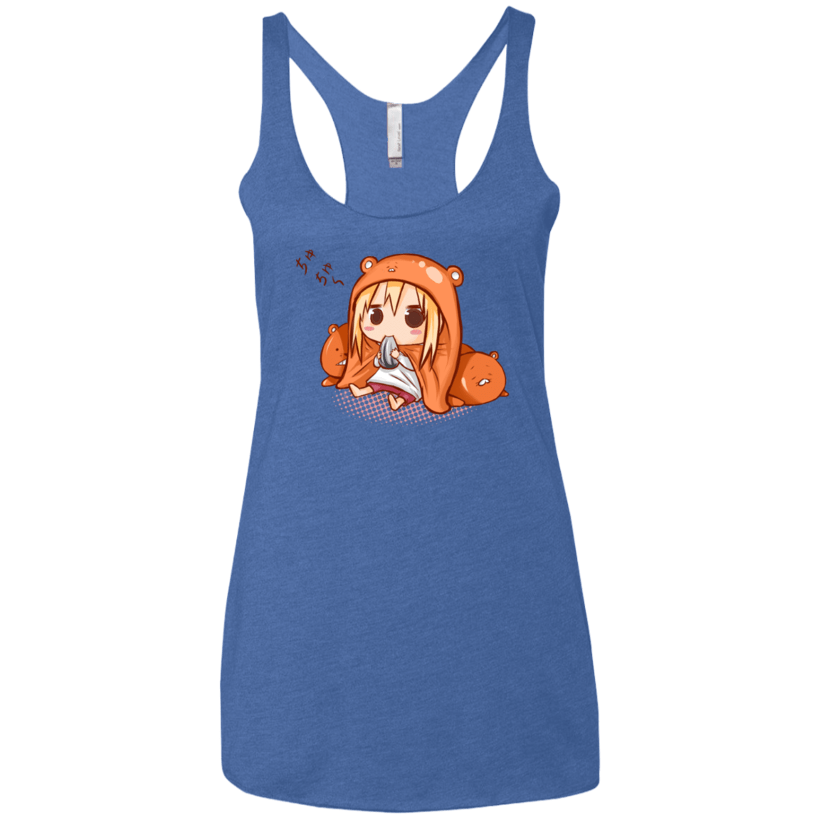 T-Shirts Vintage Royal / X-Small Umaru Chan Women's Triblend Racerback Tank