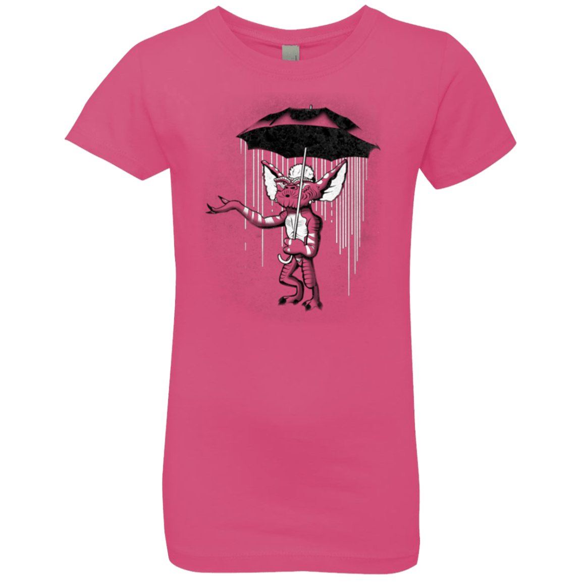 T-Shirts Hot Pink / YXS Umbrella Banksy Girls Premium T-Shirt